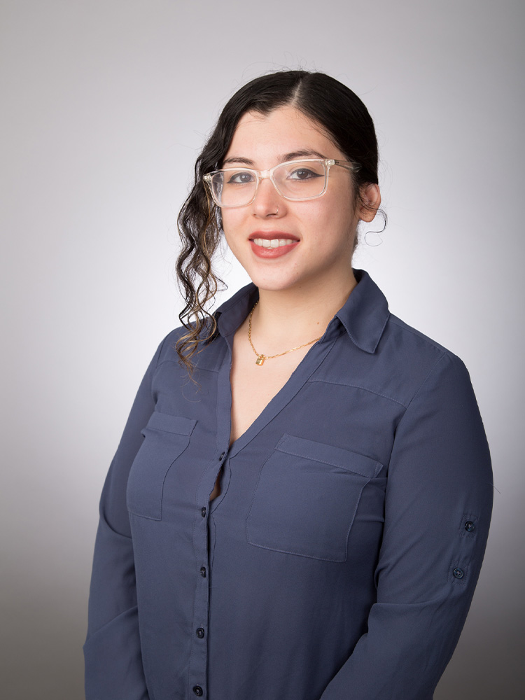 Portrait of Office Manager Roxana Fuenetes